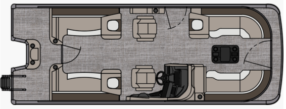 2026 Avalon Catalina 23' Quad Lounge Triple-Toon - IN STOCK