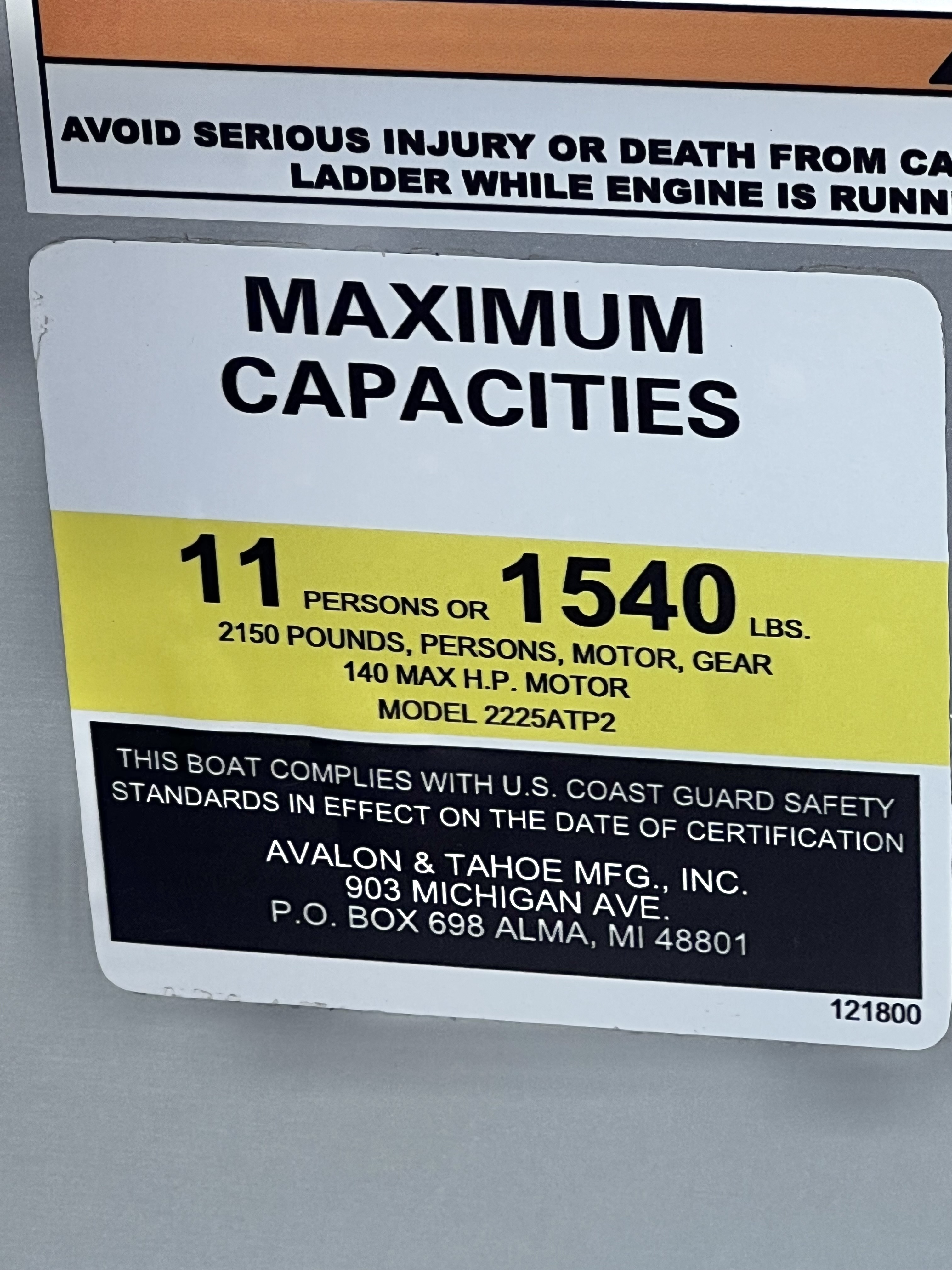 2026 Avalon Venture 85 23' Rear Fish - IN STOCK