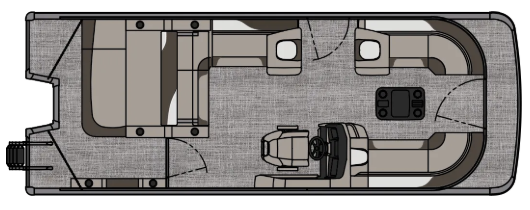 2027 Avalon LSZ 23' Versatile Rear Bench