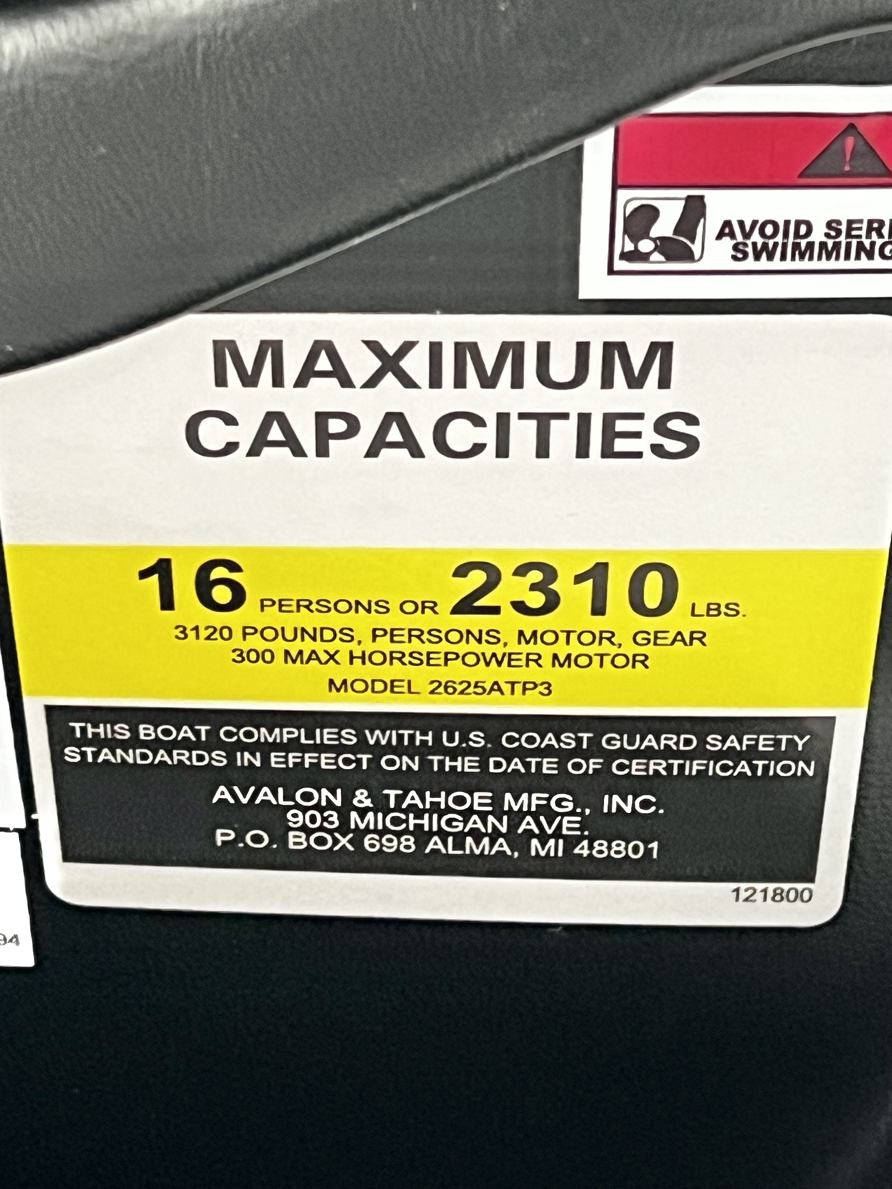 2026 Avalon Catalina 25' Entertainer Triple-Toon - IN STOCK - $109,467