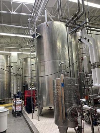 Used (2) available - Used Letina Jacketed 13900L / 3670Gal Storage Tank