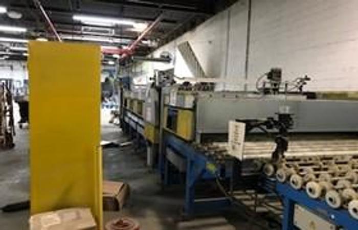 Used Tamglass Tempering Line with Armetech Laminating Line & Bilco Cutting Line Model: 3-Z CBHF