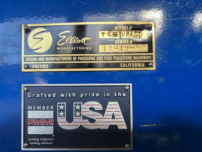 Used Case Sealer, Elliott, Mdl 74-IMPACT, Nordson PROBLUE10 #S744875