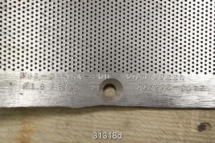 Used Beloit Jones Spare Plate Section For Pressmaster 18 Dewatering Screw #31318