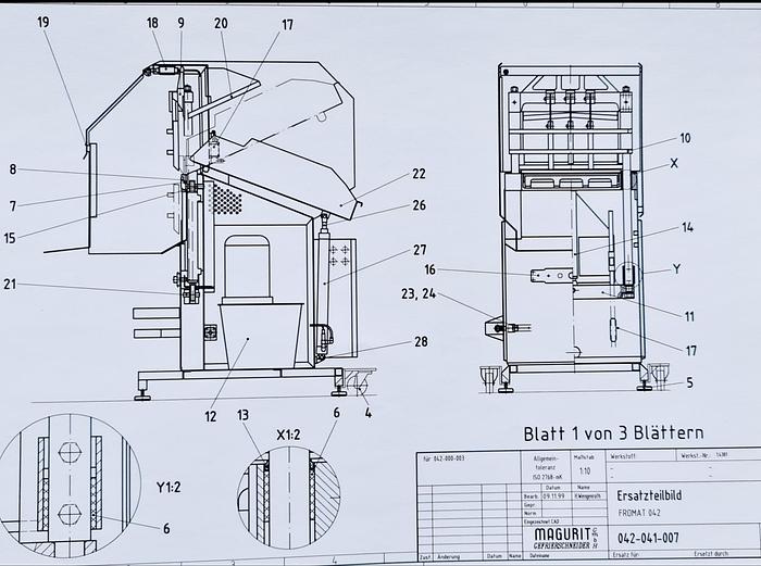 Used Rozdrabniacz bloków mrożonych "Magurit" typ 042