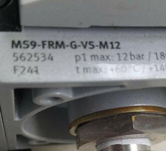 FESTO MS9-EM-G-S-VS, MS9-LFR-G-D7-E-U-M-AG-BAR-AS, MS9-FRM-G-VS-M12