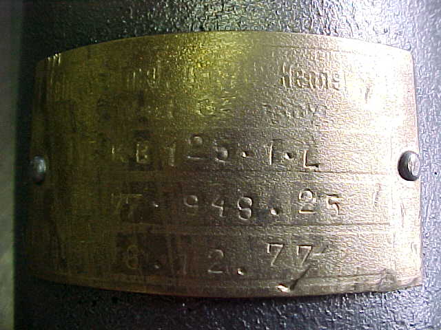 Used 1977 STEIMEL WATER PUMP KB 125-1L