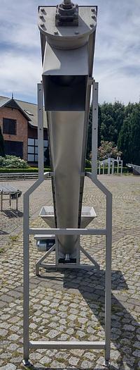 Used Przenośnik (transporter) ślimakowy, w korycie zamkniętym, nierdzewny