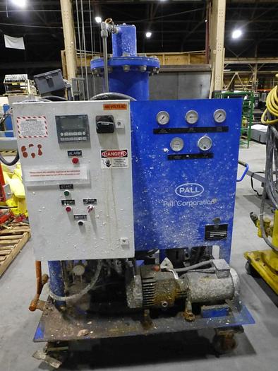 Used PALL LUBRICATION AND HYDRAULIC OIL PURIFIER