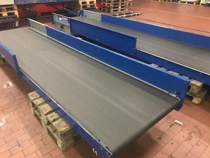 Gebraucht BUDDE Gurtförderer Förderband