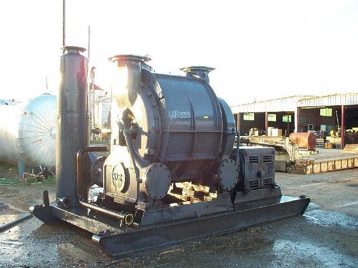 Used NASH CL9003 VACUUM PUMP GEAR HEAD 9000 CFM @ 20" S/S CLAD SKID MOUNTED