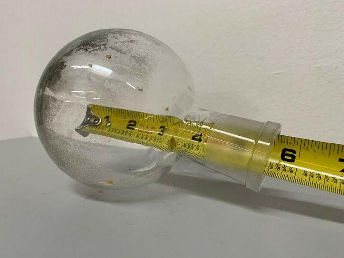 Used Short Path 5.75" Deep Distillation Glassware w/ Two 1.5" Openings