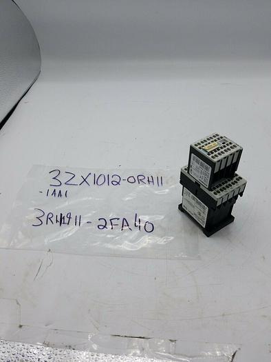 Used Siemens 3ZX1012-ORH11-1AA1, 3RH1911-2FA40