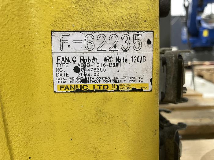 Used FANUC ARCMATE 120iB 6 AXIS ROBOT WITH RJ3iB CONTROLLER