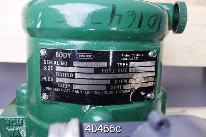 Used Fisher 1" EZ Steam Valve #40455