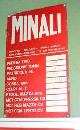 Gebraucht MINALI CI100 PNEUMATIC CLUTCH PRESS #ITA 1959