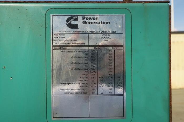 Gebraucht 2012 Cummins KTA50G3