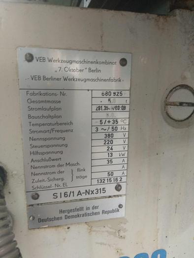 Używane Szlifierka do otworów  SI 6/1 A-Nx315