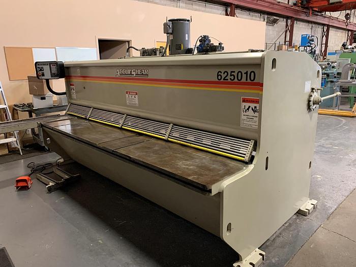 1/4" X 10' ACCURSHEAR, 2011, HYDRAULIC SHEAR