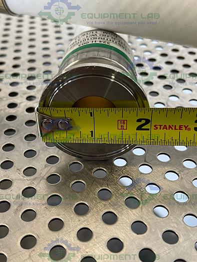 Used Sani-Tech  STHT-R-HD-1000 60" Silicone Hose w/ 1" Sanitary Fitting