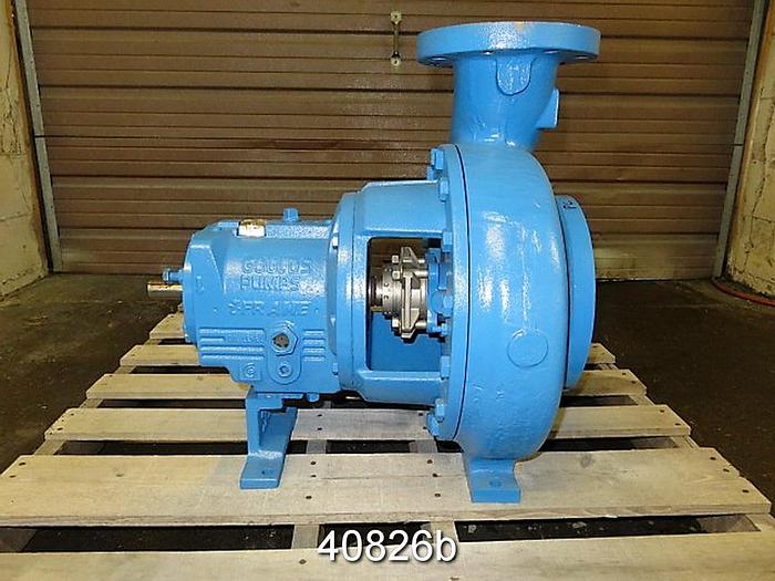 Used Goulds 3196 4x6x13 Pump, SS Casing, 6-Vane SS Impeller #40826