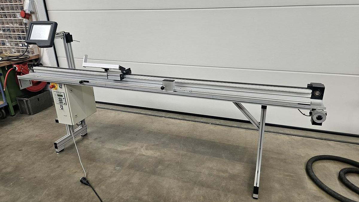 Gebraucht Längenanschlag Hecht Positiomat 535 mit Glasleistenmeßschieber