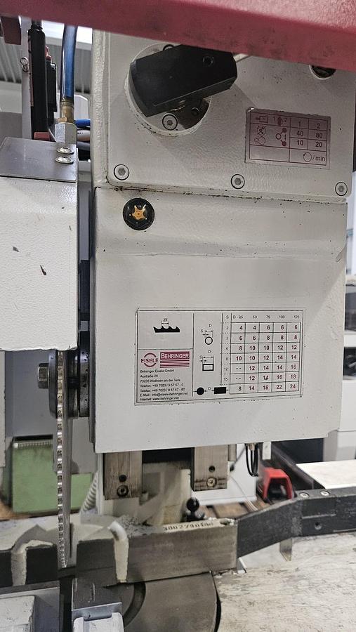 Gebraucht Kreissäge Behringer VMS 350 PV mit auto. Positionierung