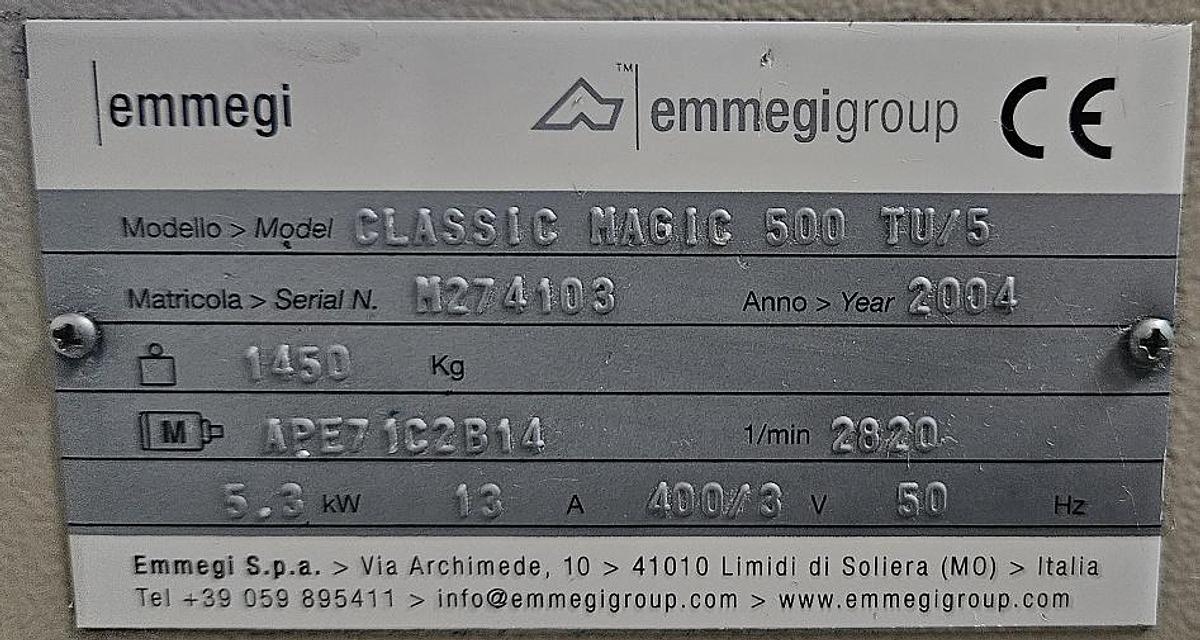 Gebraucht Doppelgehrungssäge Emmegi Classic Magic 500 TU/5