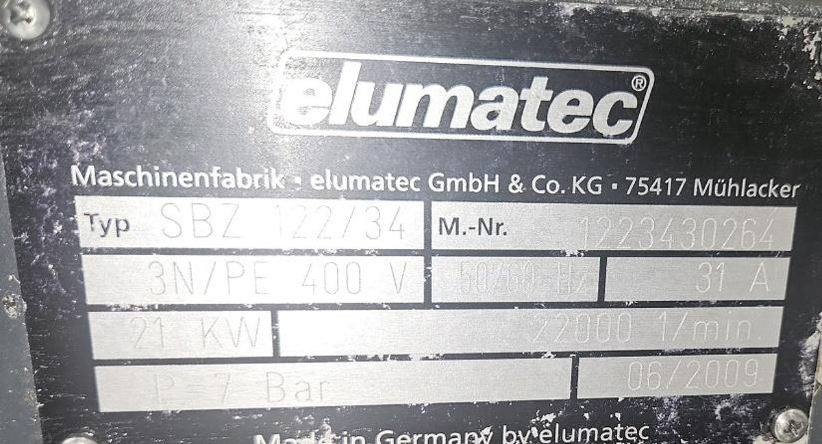Gebraucht Bearbeitungszentrum Elumatec SBZ 122-33