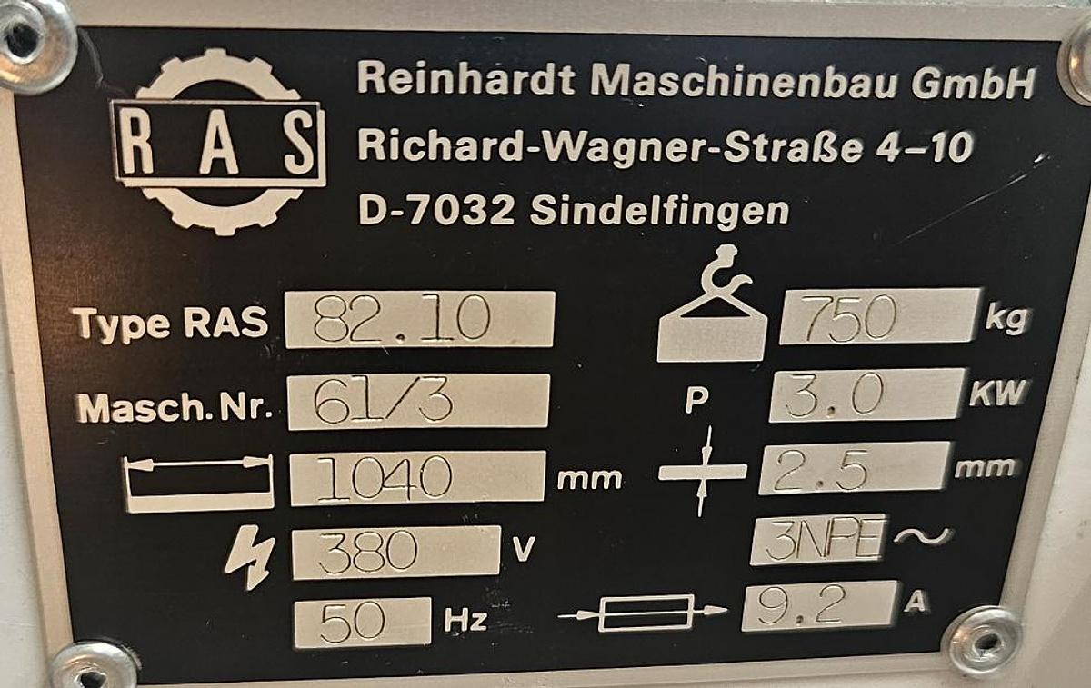 Gebraucht Tafelschere RAS 82.10
