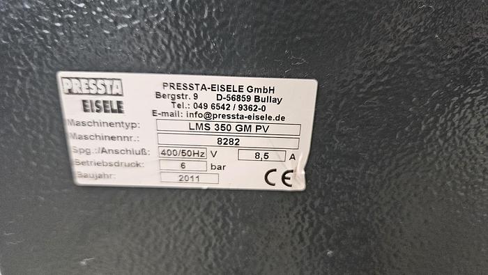 Gebraucht Aluminiumsäge Pressta Eisele LMS 350 GM PV