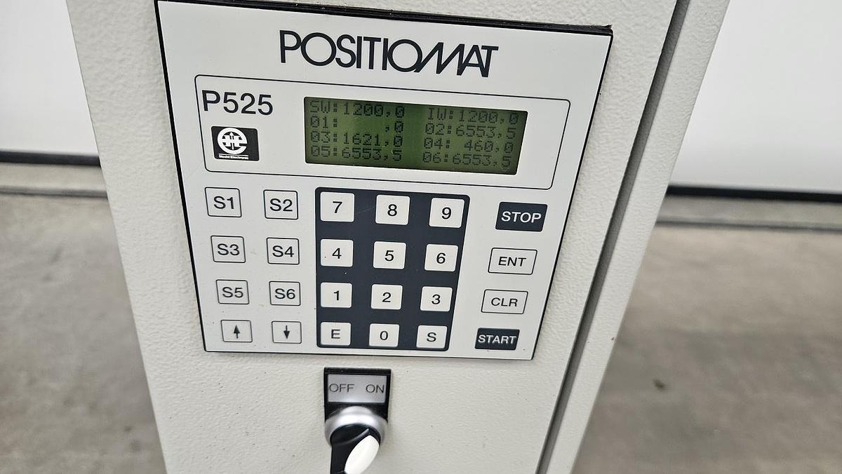 Gebraucht Längenanschlag Hecht Positiomat 535 mit Glasleistenmeßschieber