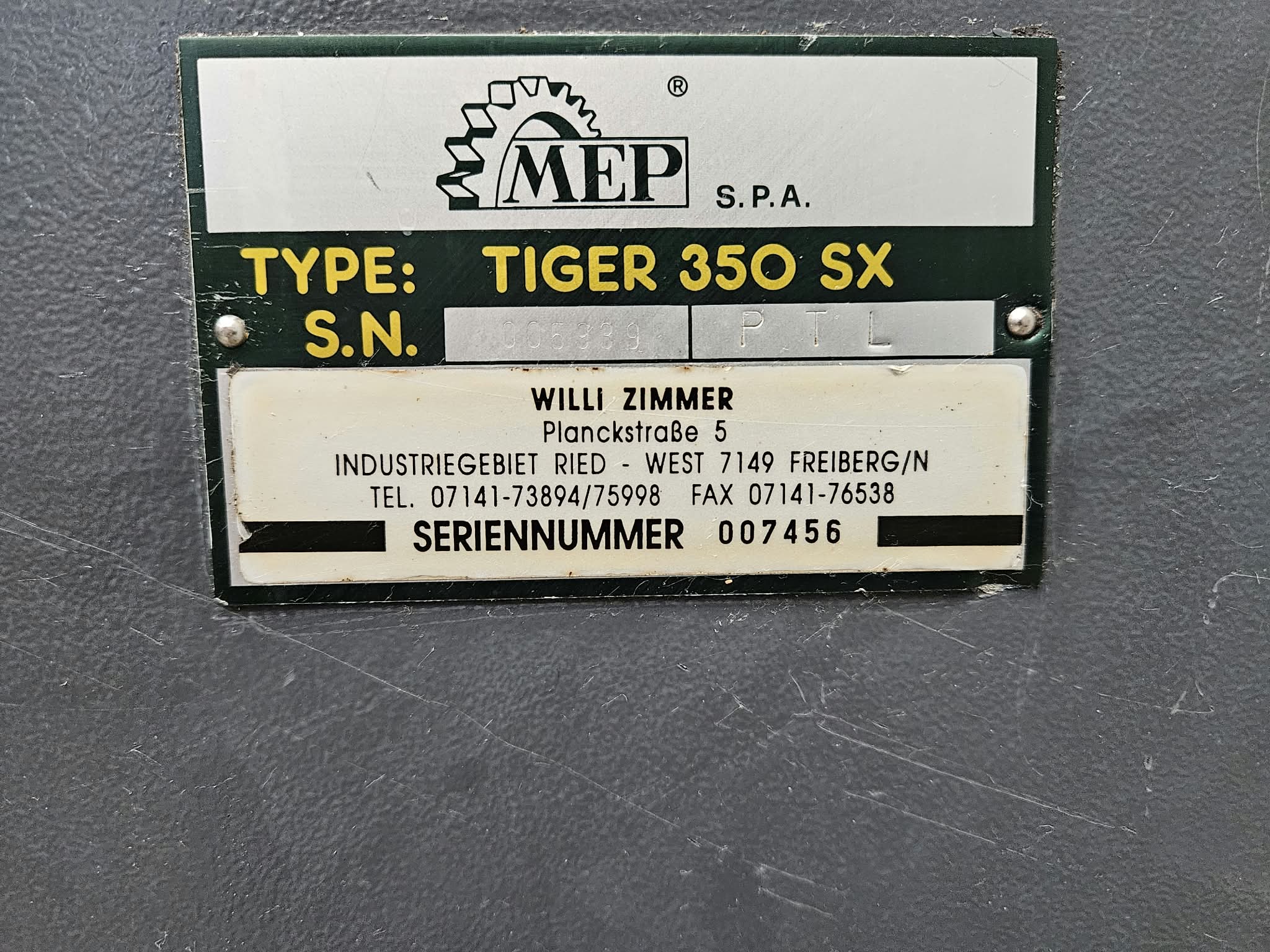 Gebraucht Kreissäge MEP Tiger 350 SX