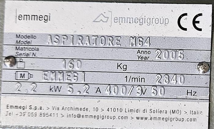 Gebraucht Absaugung Emmegi MG 4