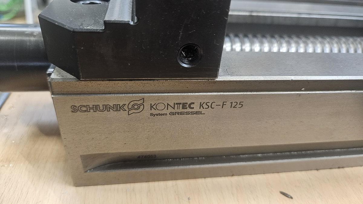 Gebraucht Schraubstock Schunk Kontec KSC-F 125