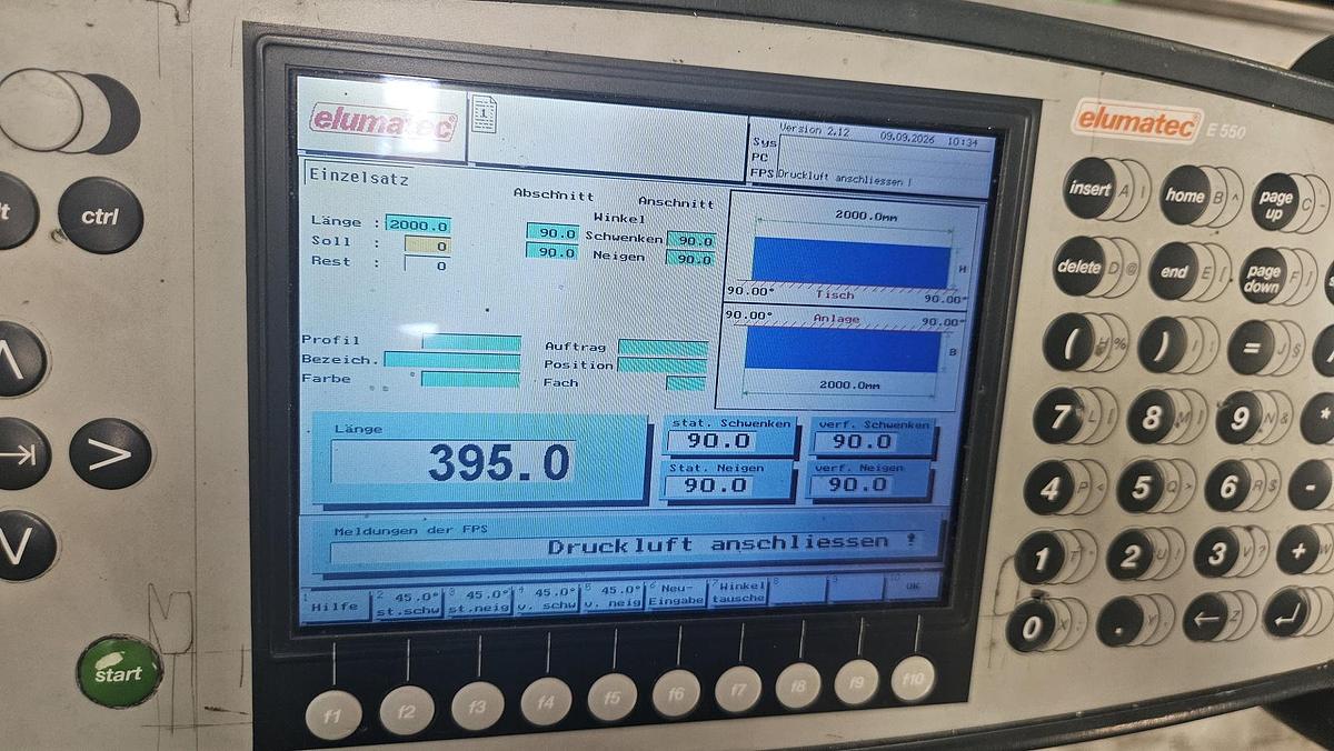 Gebraucht Doppelgehrungssäge Elumatec DG 244