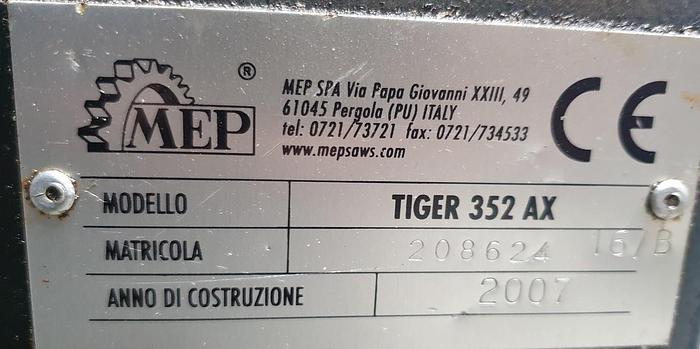 Used Sägeautomat MEP Tiger 352 AX