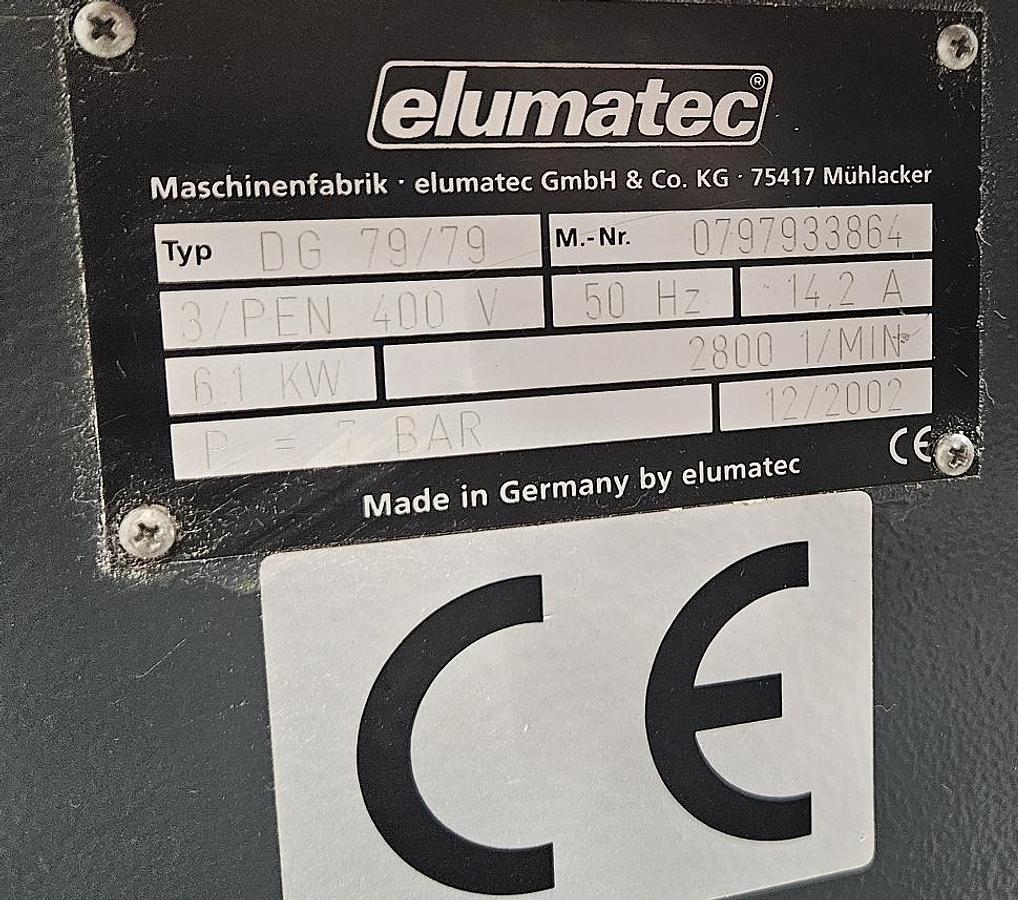 Gebraucht Doppelgrhungssäge  Elumatec DG 79