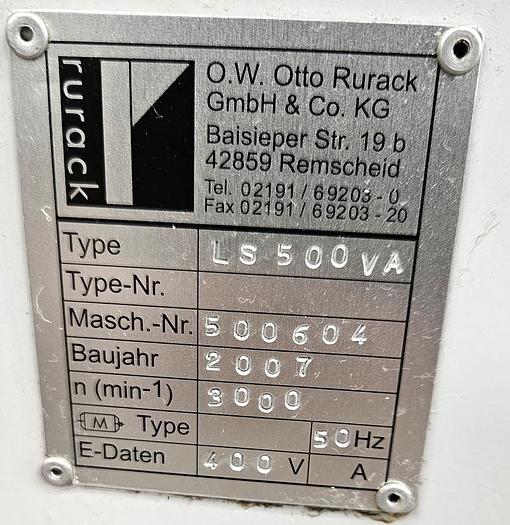 Gebraucht Aluminiumsägeautomat Rurack LS 500 VA