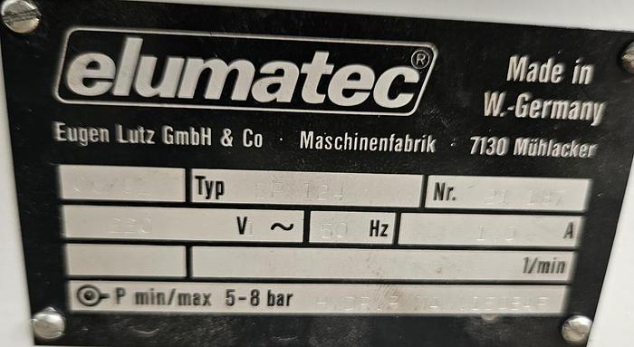 Gebraucht Eckverbindungspresse Elumatec EP 124