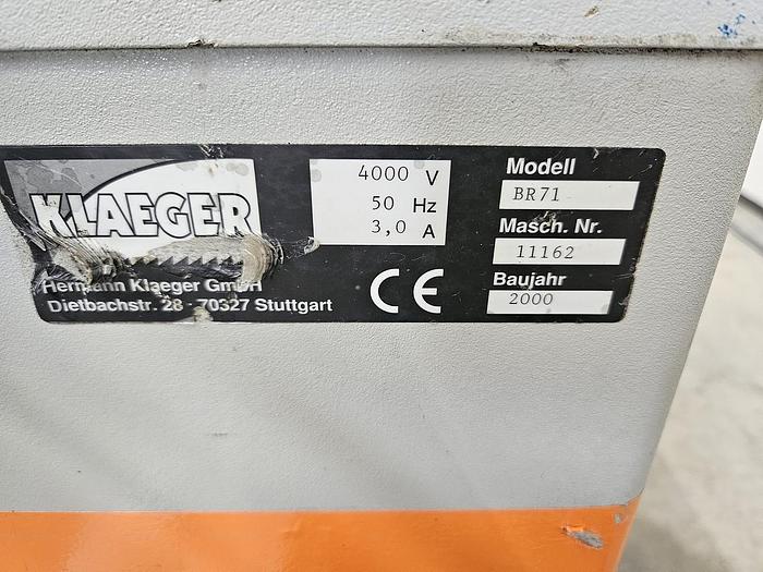 Gebraucht 2000 Klaeger BR 71