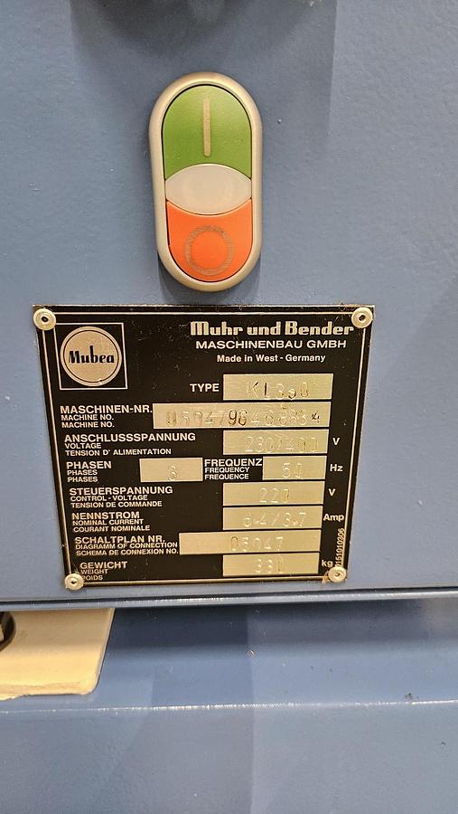 Gebraucht Lochstanze Mubea KL 350