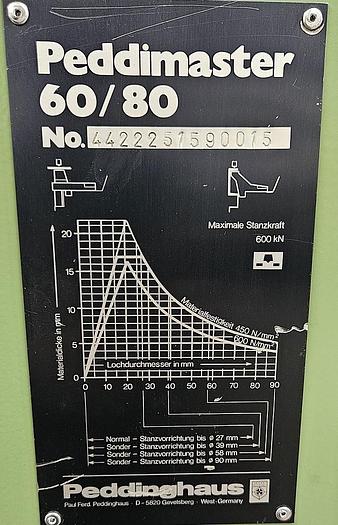 Gebraucht Profilstahlschere Peddinghaus Peddimaster 60/80