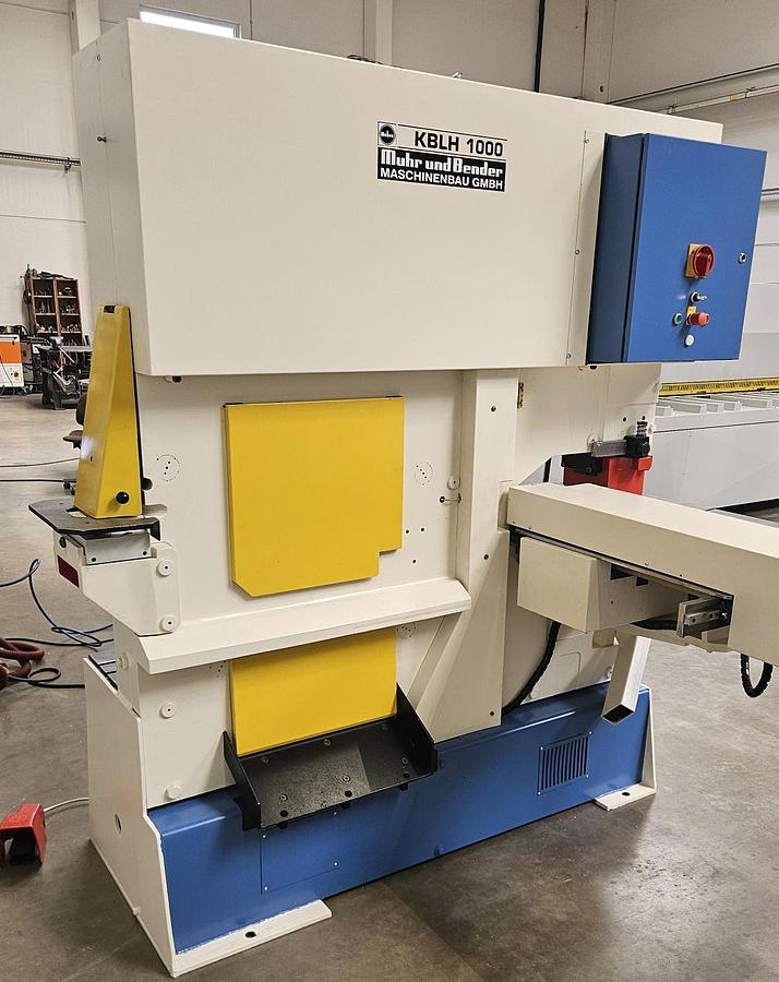 Gebraucht Profilstahlschere Mubea KBLH 1000 mit Positionierung
