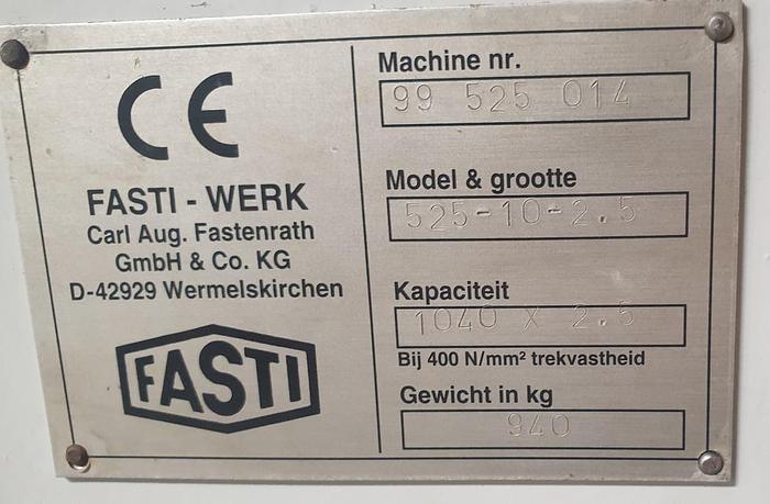 Used Motorische Tafelschere Fasti 525-20-2