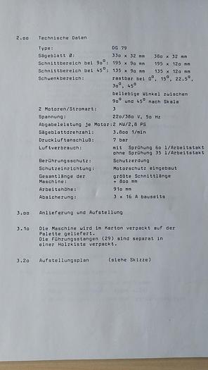 Gebraucht Doppelgehrungssäge Elumatec DG 79