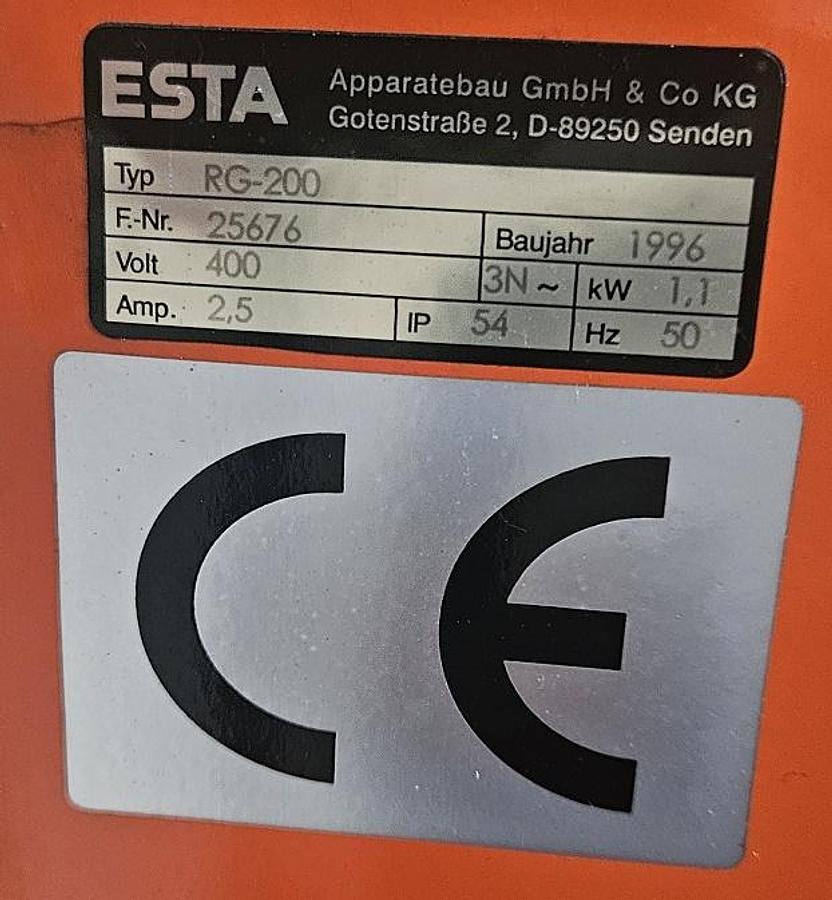 Gebraucht Absaugung Esta RG 200