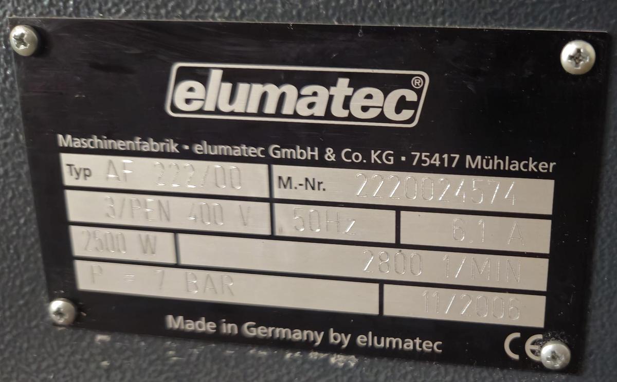 Gebraucht Ausklinkfräse Elumatec AF 222