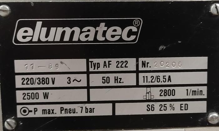Gebraucht Ausklinkfräse Elumatec AF 222