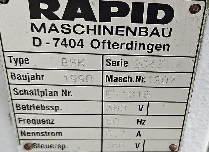 Gebraucht Langschnittsäge für Aluminium Rapid BSK
